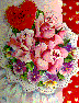 rosebuds and pansies